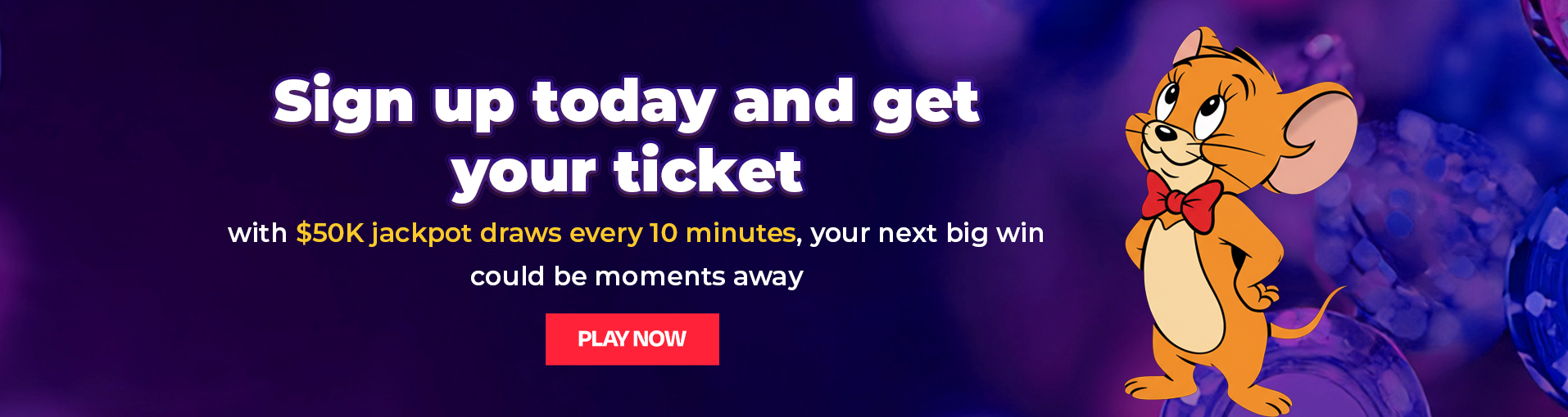 Exclusive Welcome Offer with $100 Freechip