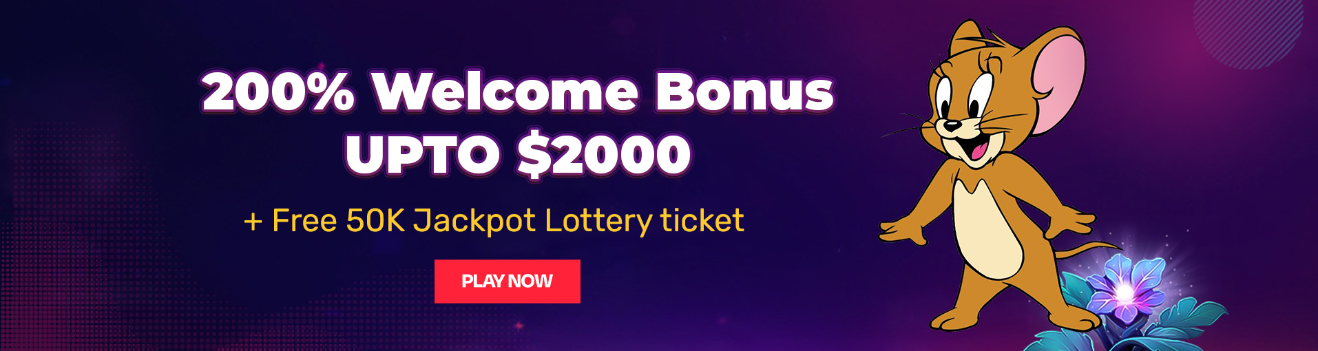 Exclusive Welcome Offer with $100 Freechip